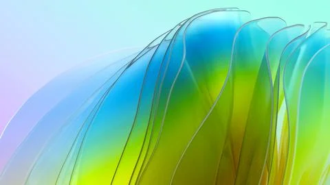 Organically animated shapes 스톡 일러스트