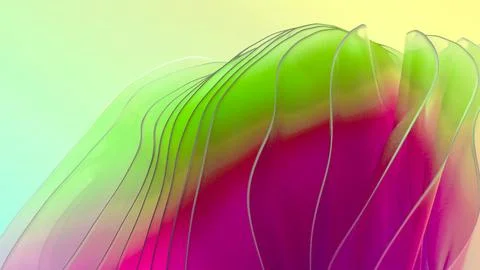 Organically animated shapes 스톡 일러스트