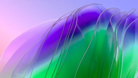 Organically animated shapes 스톡 일러스트