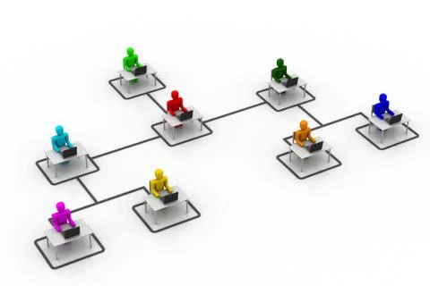Organisation concept Stock Illustration