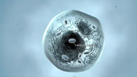 Organization and dynamics of human mitochondrial DNA. Mitochondria and dna st Stock-Illustration