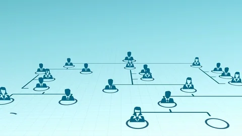 Organization chart concept Stock Footage 89925538