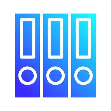 Organization of Files and Documents Folders Illustrazione stock