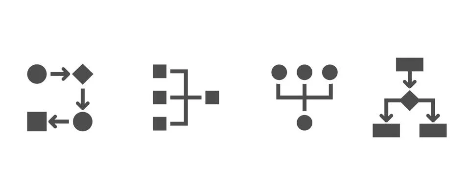 Organization structure icon . web icon set .vector illustration Stock Illustration
