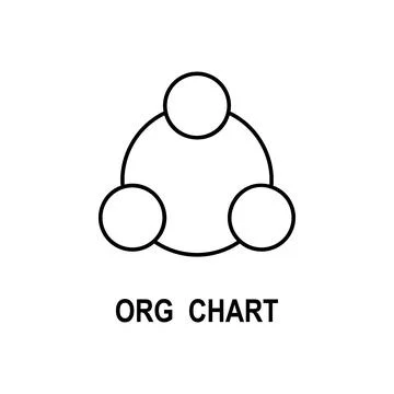 Organizational chart icon. Element of business structure icon for mobile conc 스톡 일러스트