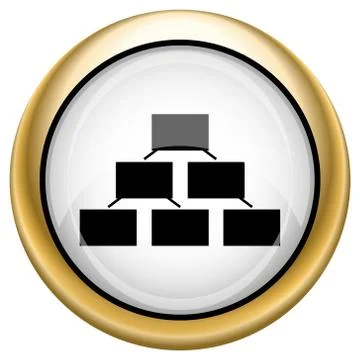 Organizational chart icon イラスト素材