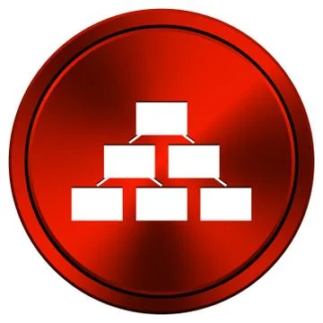 Organizational chart icon イラスト素材