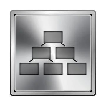 Organizational chart icon イラスト素材