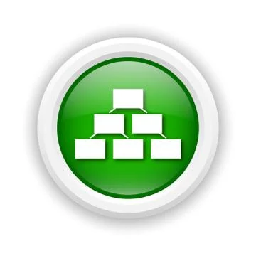 Organizational chart icon Stock Illustration