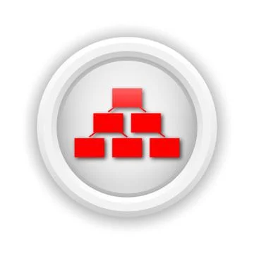 Organizational chart icon Stock Illustration