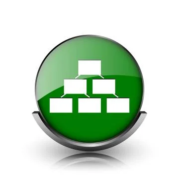 Organizational chart icon Ilustración de archivo