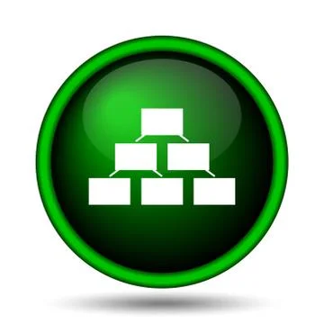 Organizational chart icon イラスト素材