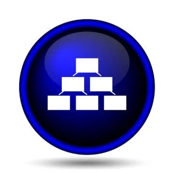 Organizational chart icon イラスト素材