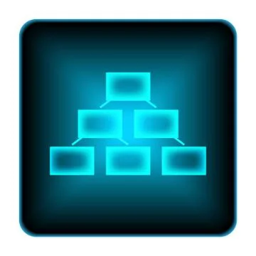 Organizational chart icon イラスト素材