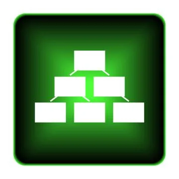 Organizational chart icon イラスト素材