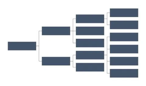 Organizational Chart Stock Illustration