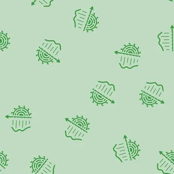 Organizational development business process glyph vector seamless pattern 스톡 일러스트