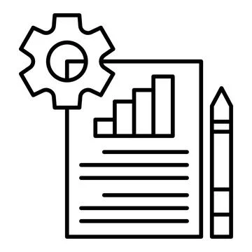 Organize Line Icon Stock Illustration