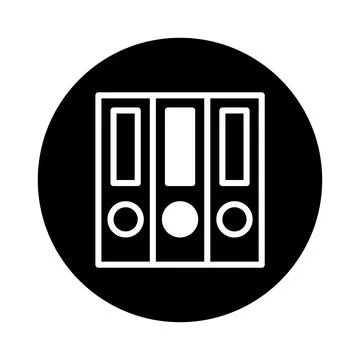 Organized documentation symbol representing record keeping file management .. イラスト素材