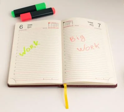 Organizer and marker Stock Photos