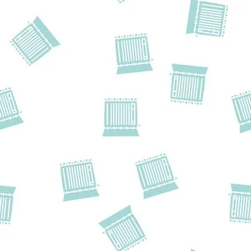 Organizer book glyph seamless pattern 스톡 일러스트