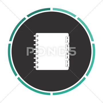 Organizer computer symbol Stock Illustration