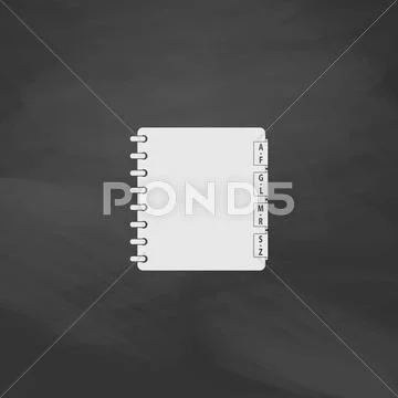 Organizer computer symbol Stock Illustration