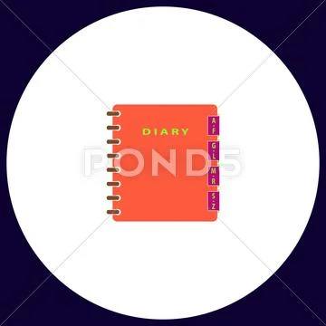 Organizer computer symbol Stock Illustration
