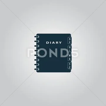 Organizer icon , vector illustration Stock Illustration