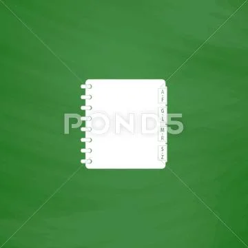 Organizer icon , vector illustration Stock Illustration