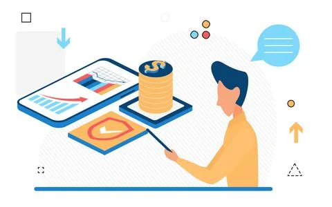 Organizing process and data management maintaining Stock Illustration