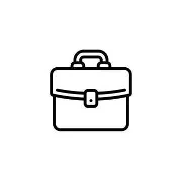 Organizing Your Business Documents with a Briefcase Portfolio Bag Stock Illustration