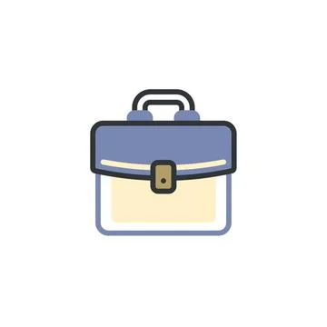 Organizing Your Business Documents with a Briefcase Portfolio Bag Stock Illustration