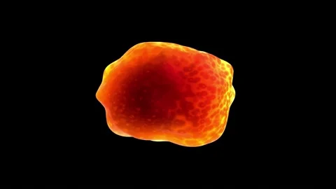 Organoid rotating .  3d animation rendering Stock-Footage 189155190