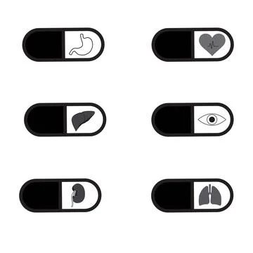 Organs pills Stock Illustration