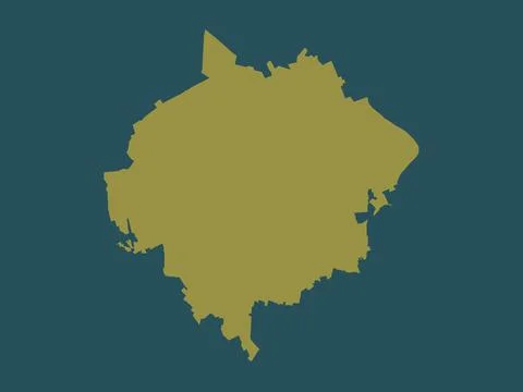 Orhei, Moldova. Solid color shape Stock Illustration