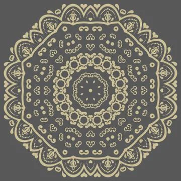 Orient Abstract  Pattern Stock Illustration