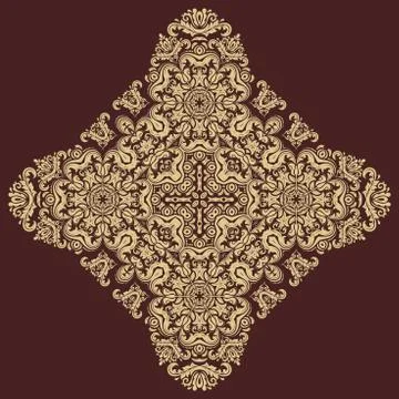 Orient Abstract  Pattern Stock Illustration