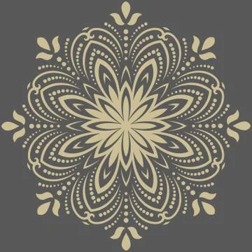 Orient Abstract  Pattern Stock Illustration