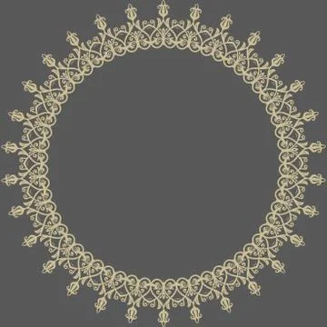 Orient Abstract Vector Pattern 스톡 일러스트