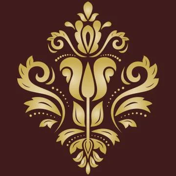 Orient Abstract Vector Pattern Stock Illustration
