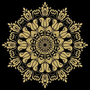 Orient Abstract Vector Pattern イラスト素材