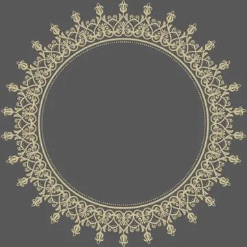 Orient Abstract Vector Pattern Stock Illustration