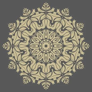 Orient Abstract Vector Pattern Stock Illustration