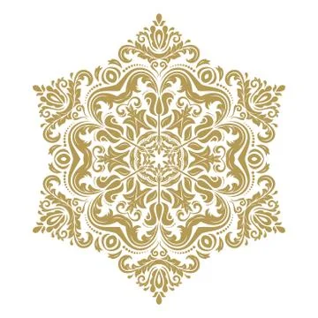 Orient Abstract Vector Pattern 스톡 일러스트