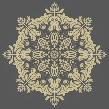 Orient Abstract Vector Pattern Stock Illustration