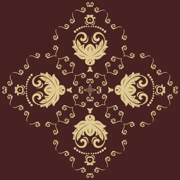 Orient Abstract Vector Pattern イラスト素材