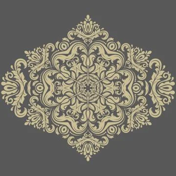 Orient Abstract Vector Pattern Stock Illustration