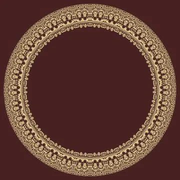 Orient Abstract Vector Pattern Stock Illustration