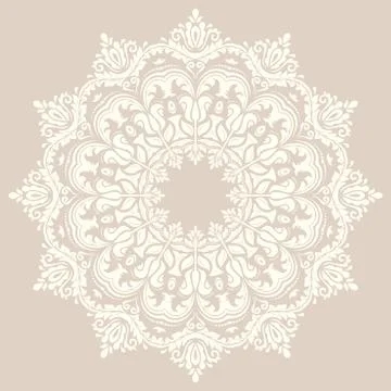 Orient Abstract Vector Pattern 스톡 일러스트